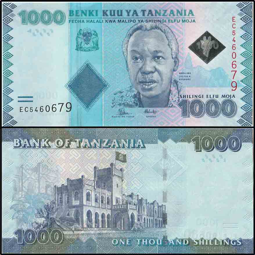 Tanzania-1,000-Shilingi-Banknote,-2016,-P-41,-UNC